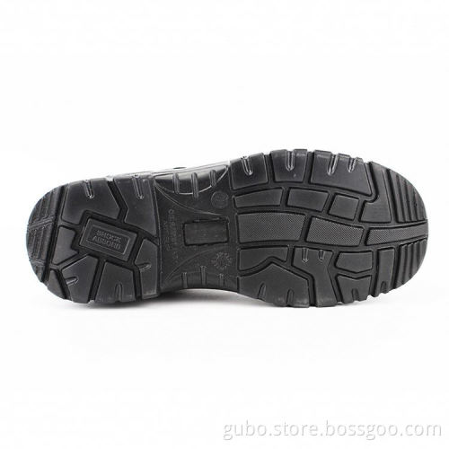 heat resistant high cut leather army office shoe